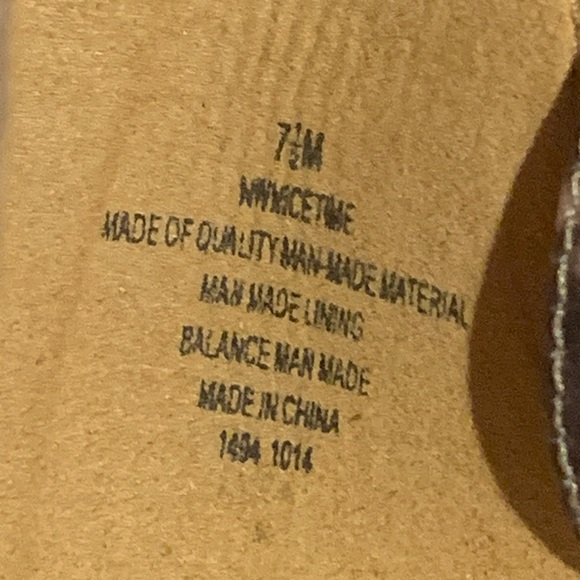 Nine West snake animal print cream gray sandal wedge heel sz 7.5 - Picture 9 of 11